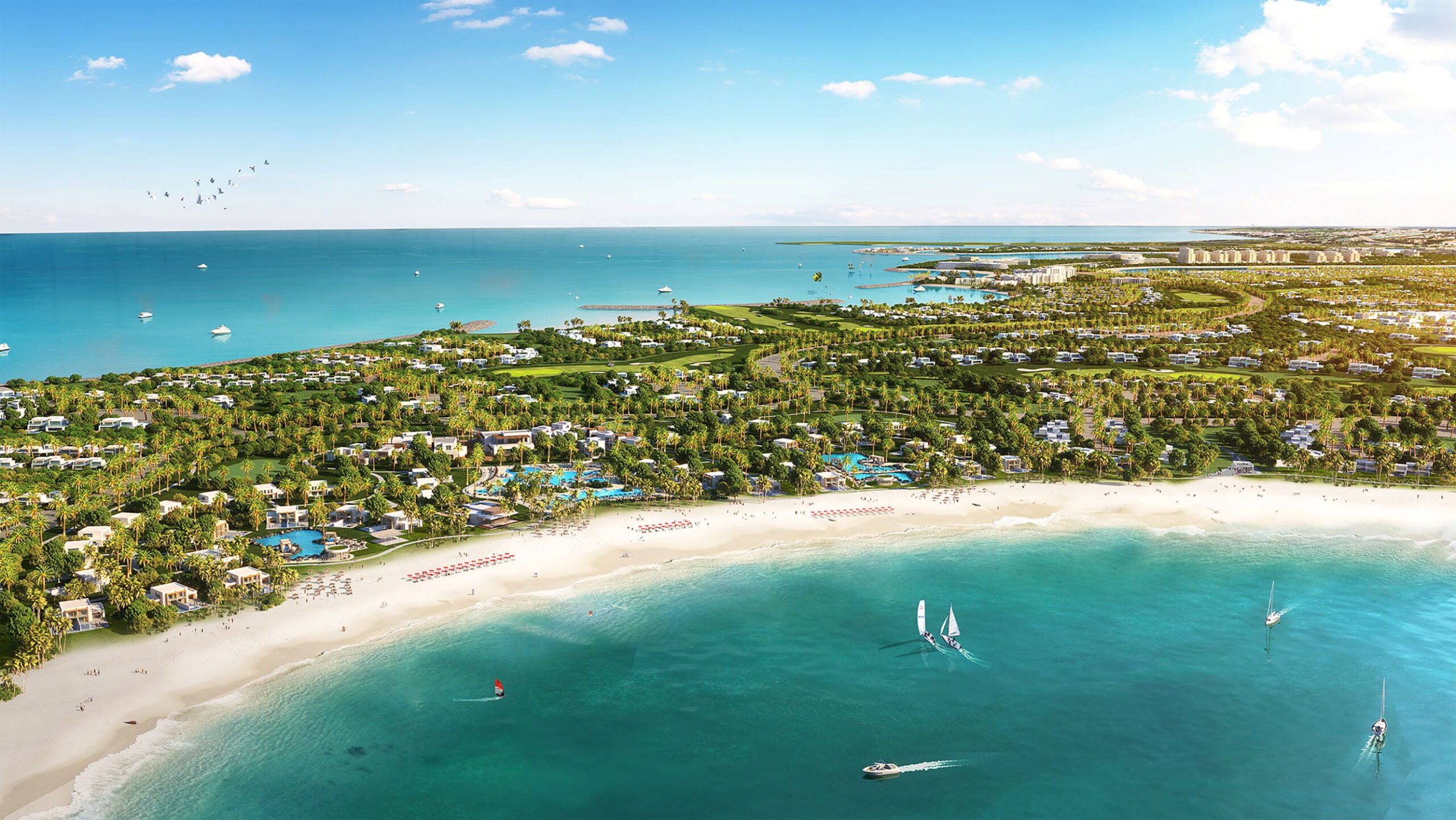 Dubai Islands master plan vision by Nakheel